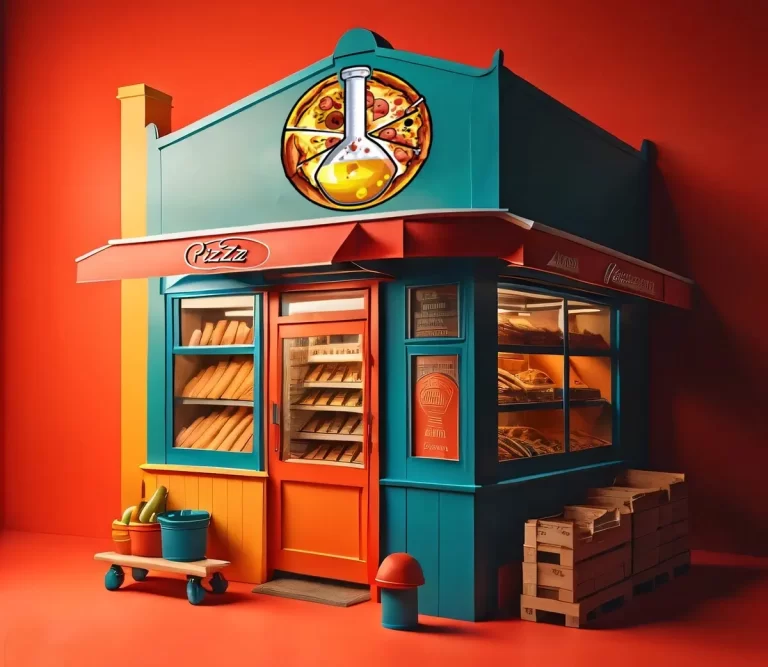 תמונה של חנות עם לוגו פיצהלאב